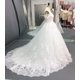 thumbnail image 5 of Vestido de novia de encaje de otoño, vestido de novia principal europeo y americano con hombros descubiertos, vestido de cola de gran tamaño, 5 of 5