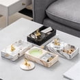 thumbnail image 4 of 2 Inch Gold Metal Sleeping Deer Statue, Modern Tabletop Decor, Minimalist Holiday Home Decor for Shelf, 4 of 7