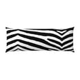 thumbnail image 2 of Lsque Zebra Body Pillow Case Cover,Ultra-Soft Microfiber Bed Pillow Cases 20x54 inches,Elegant Bedding,Breathable Durable Pillow Cover with Envelope Closure, 2 of 8