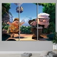 thumbnail image 2 of Up Movie Canvas Gift, Canvas Home Decor, Canvas Art, 3D Printed Canvas, Carl Fredricksen Art Canvas, Cute Dog Canvas Print, Canvas Wall Decor - Black Framed, 2 of 9
