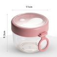 thumbnail image 7 of 1PC 20 Oz Overnight Oats Containers with Lids and Spoons Plastic Yogurt Jars Leakproof Overnight Oats Jars Oatmeal Salad Jars with Lids Smoothie Prep Containers Cups for Food Storage, 7 of 7