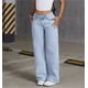 thumbnail image 5 of Pantalones vaqueros bordados con lazo for mujer Y2k, pierna recta, pantalones vaqueros de cintura alta, pantalones largos sueltos, pantalones adelgazantes, 5 of 6