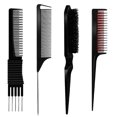 thumbnail image 1 of Juego de peine para peinar el cabello, peine de cola de rata, peine de cola de aguja, peine tentador, cepillo tentador, cepillo para el cabello esponjoso, 1 of 5