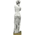 thumbnail image 2 of MORÍN Imágenes |Venus de Milo | Estatua decorativa| 32 cm|diseño de mármol blanco con base dorada, 2 of 2