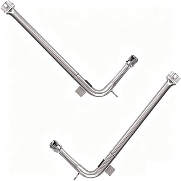 Burner Tube for Viking Appliance Oven Burner EVGIC305 VGIC365 VGRC605 VGSS480 Viking Range Parts, PB050012, 2-Pack Pb050009 Stainless Steel Gas Replacement Parts
