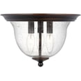thumbnail image 4 of Open Box Generation Lighting 7514503 Belton 3 Light 11" Wide Flush Mount Bowl Ceiling Fixture -, 4 of 4