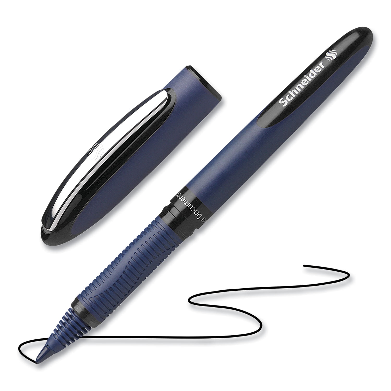 One Business Rollerball Pen, Stick, Fine 0.6 mm, Assorted Ink and Barrel Colors, 4/Pack | Bundle of 5 Packs