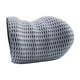 thumbnail image 2 of Almohada cervical de espuma viscoelástica para coche | Almohada de viaje para coche, avión y hogar | Cojín de apoyo lumbar y para la espalda | Tejido de terciopelo transpirable | Azul, naranja, azul, 2 of 6