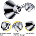 thumbnail image 5 of Adjustable Shower Head Hand Shower Holder Bracket Chrome Bracket, 5 of 5
