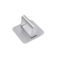 thumbnail image 1 of Leutsin Steel Rectangular Lattice Meat Press Board With Wooden Handle Meat Press, 1 of 9