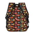 thumbnail image 4 of Wukai Construction Truck Laptop Backpack Casual Travel Backpack Large School Bag for College, Business,Travel-One Size, 4 of 5