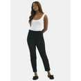 thumbnail image 2 of Time and Tru Women's High Rise Straight Leg Jeggings, 27.5" Inseam, Sizes XS-XXXL, 2 of 5
