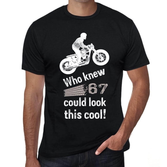 Men's Graphic T-Shirt Who Knew 67 Could Look This Cool 67th Birthday Anniversary 67 Year Old Gift 1957 Vintage Eco-Friendly Short Sleeve Novelty Tee