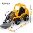 thumbnail image 5 of 6pcs Children Simulation Engineering Vehicles Car Truck Auto Model Educational Toys Bulldozer, 5 of 9