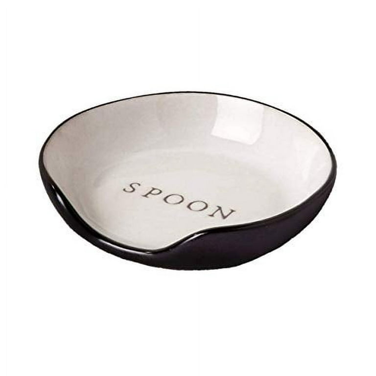 Black & White Spoon Rest – Tate + Zoey