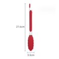 thumbnail image 2 of Kitchen Cooking Food Tongs Stainless Steel With Silicone Heads Locking Clip 2 Piece (9" & 12")red, 2 of 5