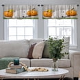 thumbnail image 4 of LALILO Kitchen Curtain Valance Golden Retriever Sleeping Rod Pocket Window Curtain 52"x 18" Set of 2, 4 of 5