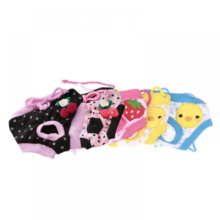 Pet Dog Floral Sanitary Dog Shorts Pet Dog Panty Female Puppy Shorts Pant Diaper Underwear Dog Pants