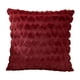 thumbnail image 2 of Funda de almohada de piel sintética | Funda de cojín para sofá, cama y coche | 45 x 45 cm | Gris, blanco, beige y rojo | Forro polar suave con cremallera oculta | Regalo decorativo para el hogar, 2 of 8