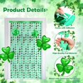 thumbnail image 4 of Shamrock Tinsel Fringe Curtains and Balloons for St. Patrick's Day, 4 of 8