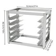 thumbnail image 2 of 5-Tire End Load Bun Commercial Dough Baking Full Sheet Pizza Bakers Tray Rack, 2 of 23