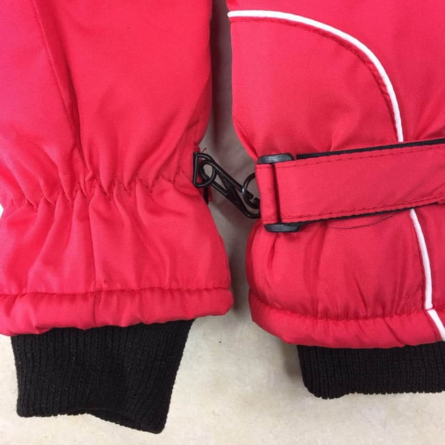 1 par de guantes de esquí para niños y niñas, guantes cálidos de invierno, guantes impermeables para exteriores