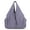 A, variant on Solid Color Draped Slouchy Bag Lightweight Nylon Shoulder Bag Stylish Handbag Underarm Bags with Spacious Interior