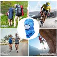 thumbnail image 3 of Unique Bargains 1 Pc Ice Silk Camouflage Balaclava Face Mask Blue, 3 of 5