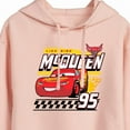 thumbnail image 3 of Disney Cars - Lightning McQueen Race Winner - Juniors Cropped Pullover Hoodie, 3 of 5