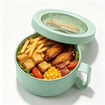 thumbnail image 5 of Microwave Safe Soup Mug with Lid and Handle, 28.7Oz Ramen Noodle Bowl for Cereal, Oatmeal, Stews, Easy Grip, Dishwasher Safe, Bpa-Free Plastic, 5 of 8