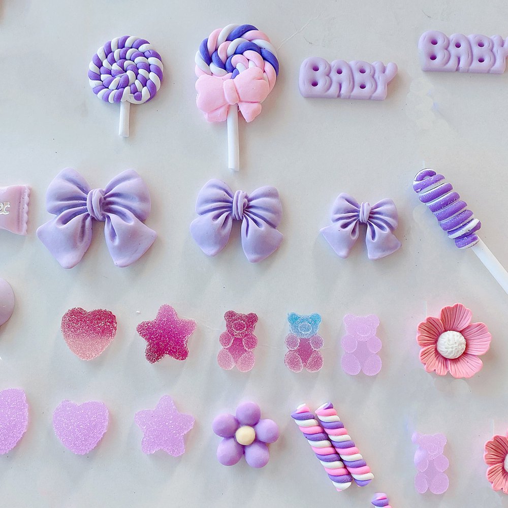 200 Charms Résine Fruits & Friandises Mignons – Assortiment Aléatoire Pour Slime, Scrapbooking, Cabochons DIY