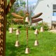 thumbnail image 4 of Carillón de viento con campanas afinadas Decoración de jardín Carillón de viento con campanas relajantes Carillón de viento para exteriores con campanas Diseño inspirado en la naturaleza con, 4 of 9