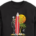 thumbnail image 3 of The Nightmare Before Christmas - Jack Sunset Beach - Toddler And Youth Crewneck Fleece Sweatshirt, 3 of 5