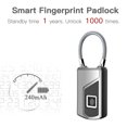 thumbnail image 4 of USB Rechargeable Electric Intelligent Lock Keyless Fingerprint IP66 Waterproof Door Anti-theft Padlocks for Cabinet Office, 4 of 8