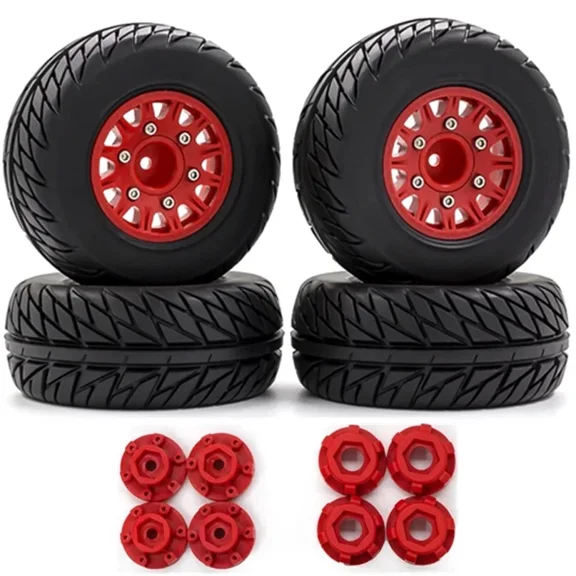 1/8 1/10 Short Course Truck Tire with 12mm/14mm/17mm Wheel Hex Fits for Slash Vkar