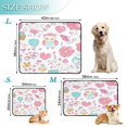 thumbnail image 2 of Washable Pet Pee Pads with Super Absorbent Reusable Training Pads for Dogs & Cats Pink Cute Cartoon Icon, 2 of 6
