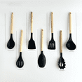 thumbnail image 2 of Juego de utensilios de cocina de silicona de 12 piezas, utensilios de cocina antiadherentes, espátula para cocinar, cuchara, herramientas de almacenamiento para hornear, 2 of 5