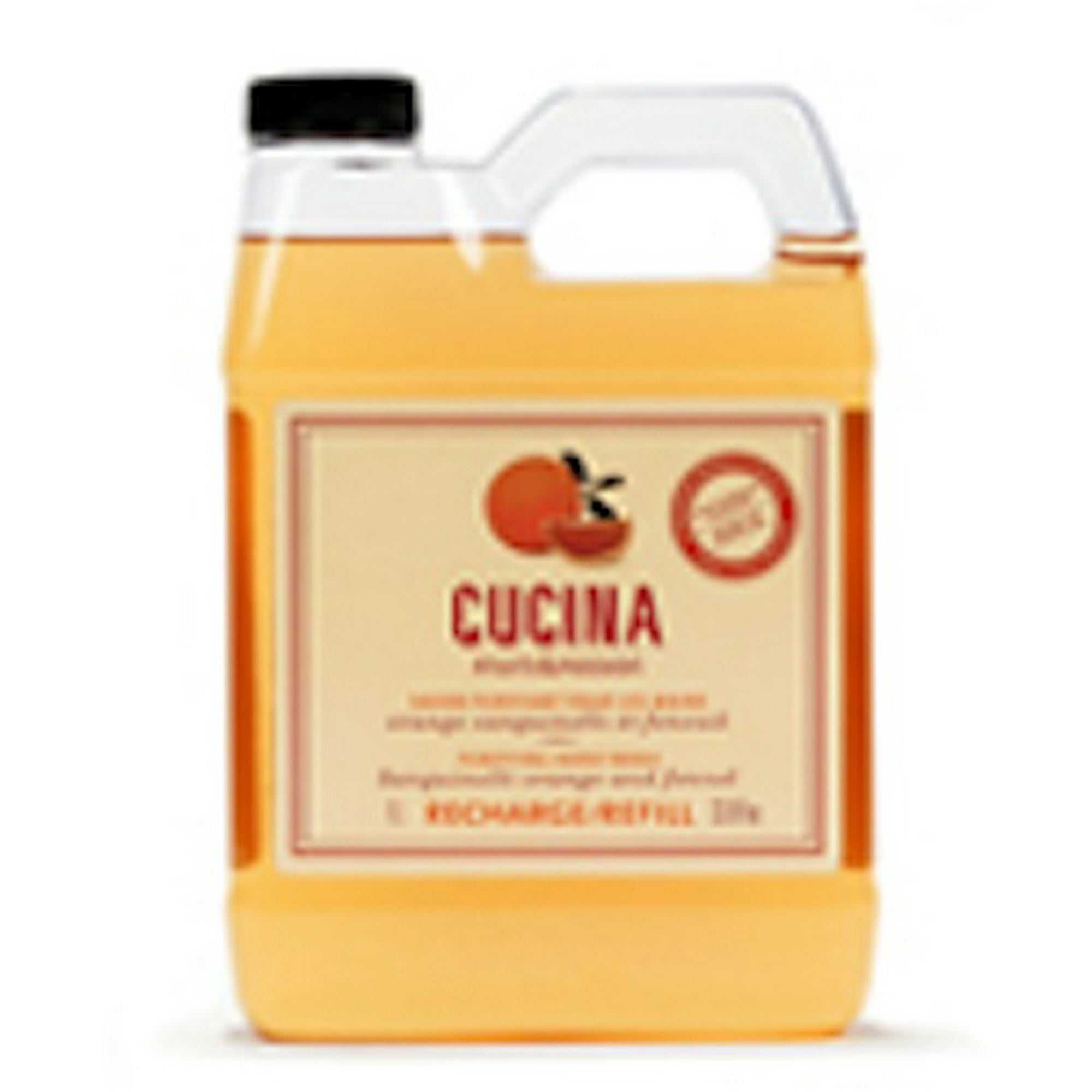 Fruits & Passion Cucina Sanguinelli Orange and Fennel Biodegradable Hand Soap Refill 33.3 Ounces