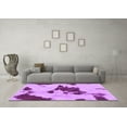 thumbnail image 3 of Ahgly Company Indoor Square Abstract Purple Modern Area Rugs, 7' Square, 3 of 4