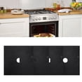 thumbnail image 4 of Gas Range Stove Cover, Gas Stove Protector 4Pcs  For Kitchen Black 27x27cm 0.1mm, 4 of 8