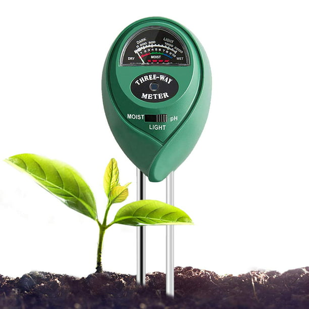 VIVOSUN Soil Tester, 3-in-1 Plant Moisture Meter Light and PH 