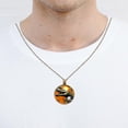 thumbnail image 4 of Crocodile Necklace Personalized Custom Photo Round Pendant Adjustable Stainless Steel Necklaces with Gift Box for Men Women Mothers Valentine's Jewelry Gift, 4 of 6