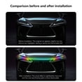 thumbnail image 4 of Tgbvmt RGB Car Running Light Strip with Mobile App Control, Bluetooth-Enabled LED Daytime Running Lights, 240cm Long, Waterproof for Car Hood, Ideal for Customizing Vehicle Lighting Effect, 4 of 9