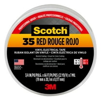 3M Scotch #35 Electrical Tape, Red, 0.75 in. x 66 ft.