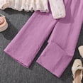 thumbnail image 6 of JUMEYU Cute Tween Clothes Little Girls' Kids 2 Pieces Long Sleeve Top Pants Leggings Clothes Set Outfits Size 9-10 (Purple,9-10 Years), 6 of 8