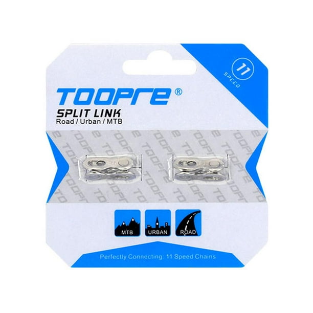 Bicicleta TOOPRE 2 pares de conectores de eslabones de cadena de bicicleta MTB Bike Master Links (11S)
