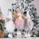 thumbnail image 1 of Yesbay - Ángel de peluche para colgar en el árbol de Navidad, color gris, 1 of 8