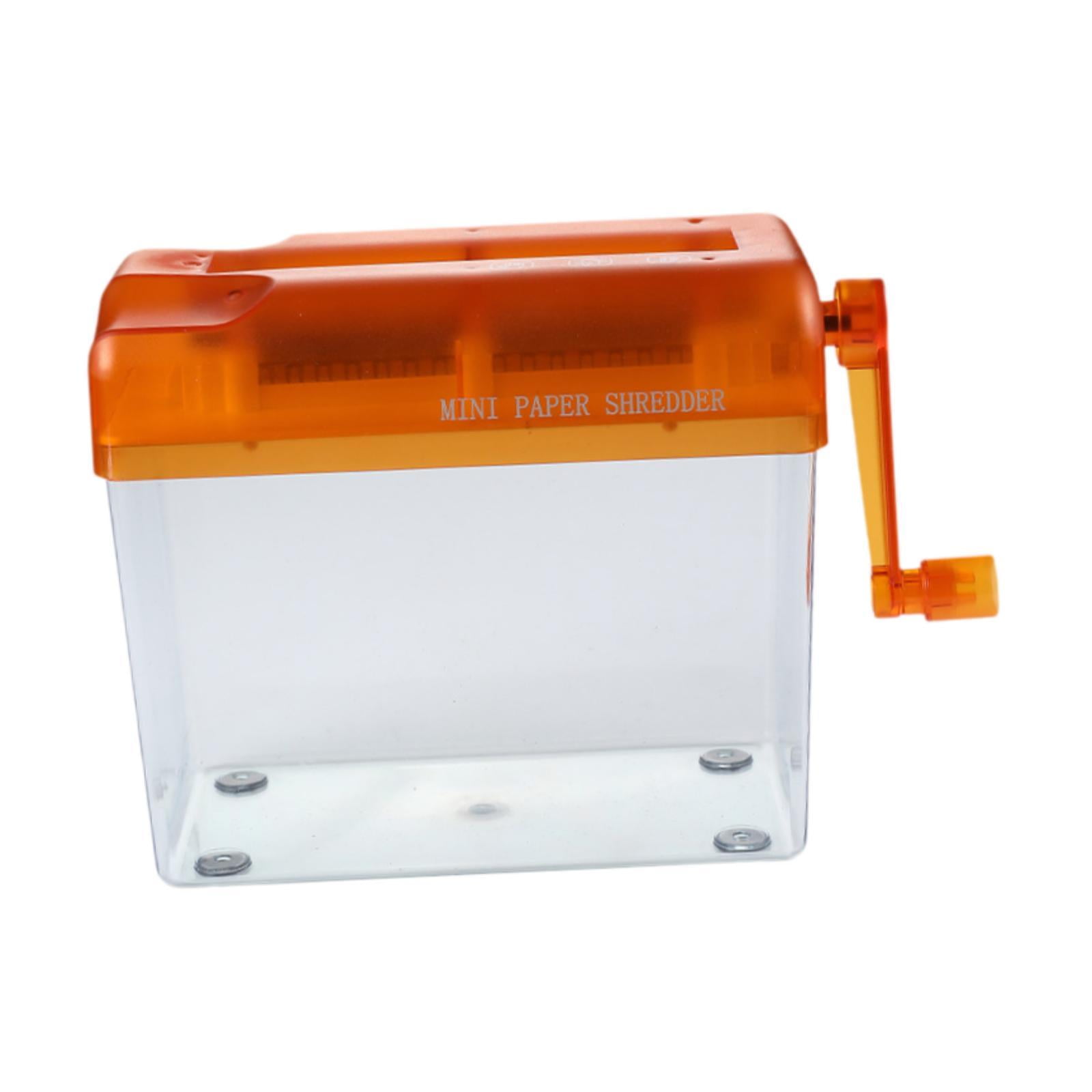 ZheElen PP Mini Paper Shredder Designed For Efficient Shredding Bills And Sensitive Documents Compact And Lightweight. Etc