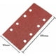 thumbnail image 2 of 25 hojas de lija para lijadora rectangular de 185 x 93 mm, 8 agujeros, grano 40, 60, 80, 120 y 180, óxido de aluminio para lijar y pulir con lijadoras Delta Bosch., 2 of 5