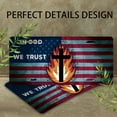 thumbnail image 4 of Cross and Flag Front License Plate, Metal License Plate, Funny Standard Plates Personalized Novelty Decorative For Men/Women/Boys/Girls Car 6×12 Inch, 4 of 7